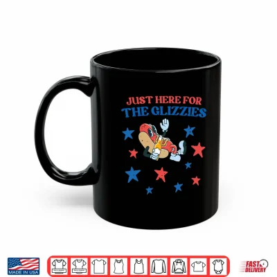 Mug Mens Just Here for The Glizzies 4Th of July Performance Shirt 1