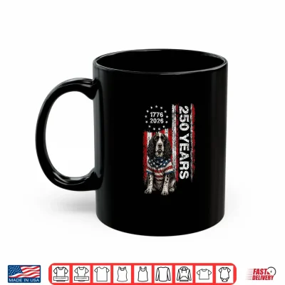 Mug 250 Years America Springer Spaniel Dog USA 4th of July Shirt