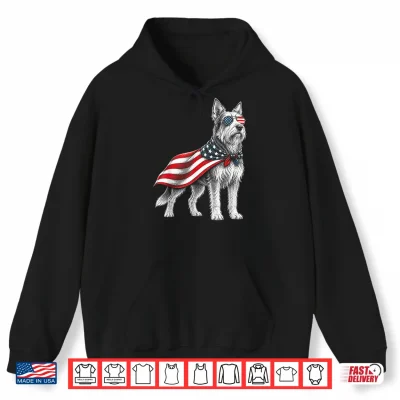 Berger Picard 4Th Of July Us American Flag Dog Patriotic Shirt 1 Hoodie Berger Picard 4th of July US American Flag Dog Patriotic Shirt