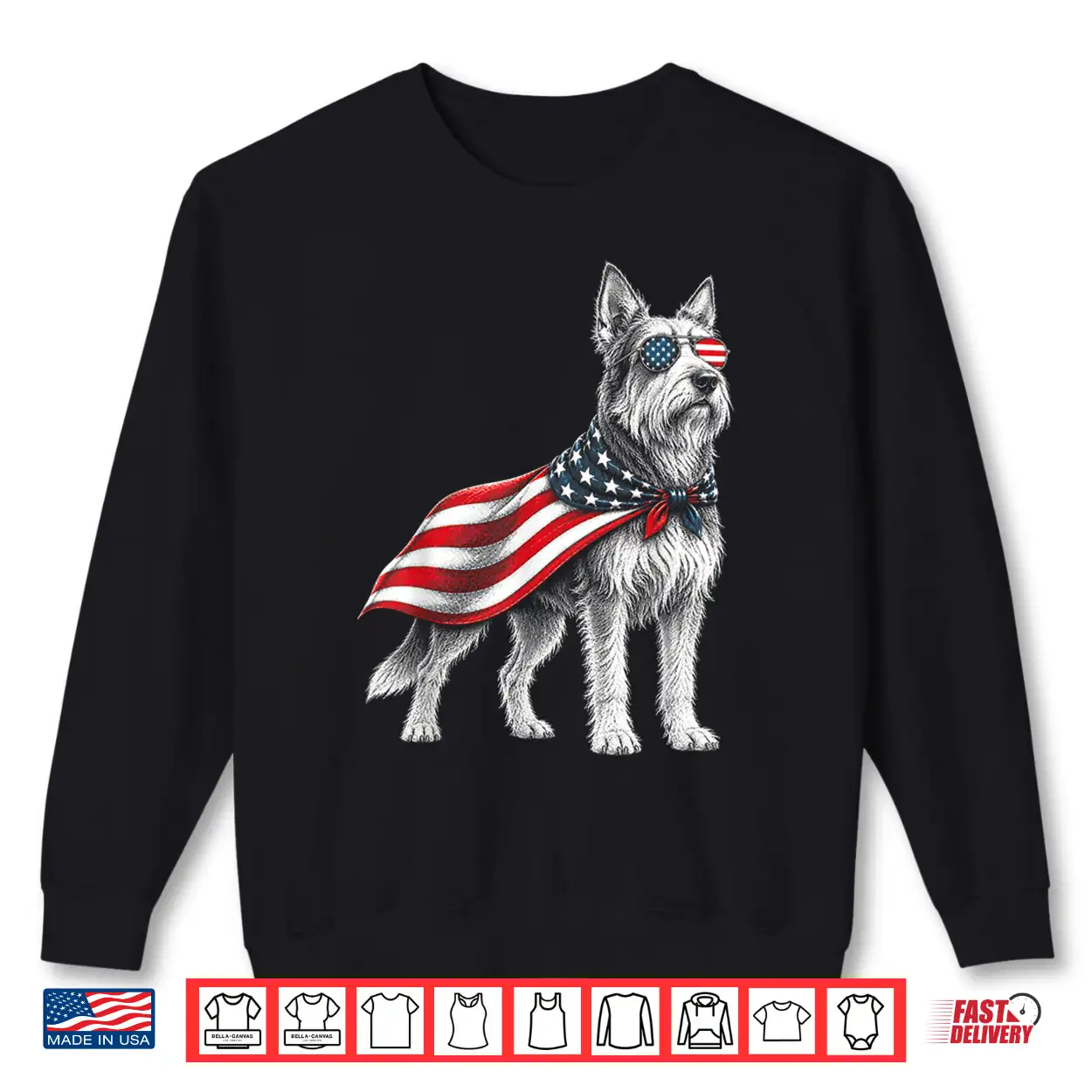 Berger Picard 4Th Of July Us American Flag Dog Patriotic Shirt Berger Picard 4Th Of July Us American Flag Dog Patriotic Shirt