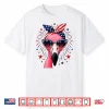 Patriotic Flamingo 4Th Of July Usa American Flag Animal Shirt