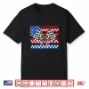 Patriotic Racing Flags Shirt Checkered Flag Usa Race Day Shirt