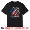 250 Years Anniversary Usa Fighter Jet 4Th Of July Patriotic Shirt