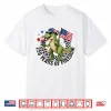Boy 4Th Of July T Rex Happy 250 America 1776 2026 Dinosaur Shirt