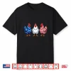 Funny Patriotic Chickens Usa Flag 4Th Of July Chicken Lover Shirt