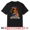 250 America Years 1776 2026 Boxer Dog Usa Flag 4Th Of July Shirt