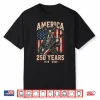 250 Years America Boston Terrier Dog Patriotic Usa 4Th July Shirt
