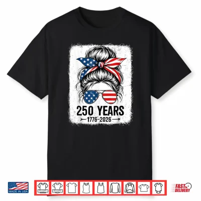 250 Years America Women 250 Anniversary Usa 4Th Of July Girl Shirt