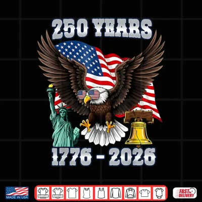 Design 250BD Anniversary USA 250 Year America Patriotic 4th of July Shirt
