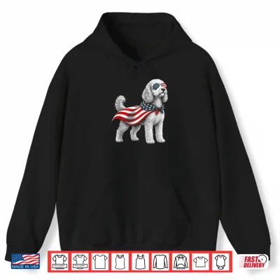 Cockapoo 4Th Of July Us American Flag Doodle Dog Patriotic Shirt 1 Hoodie Cockapoo 4th of July US American Flag Doodle Dog Patriotic Shirt