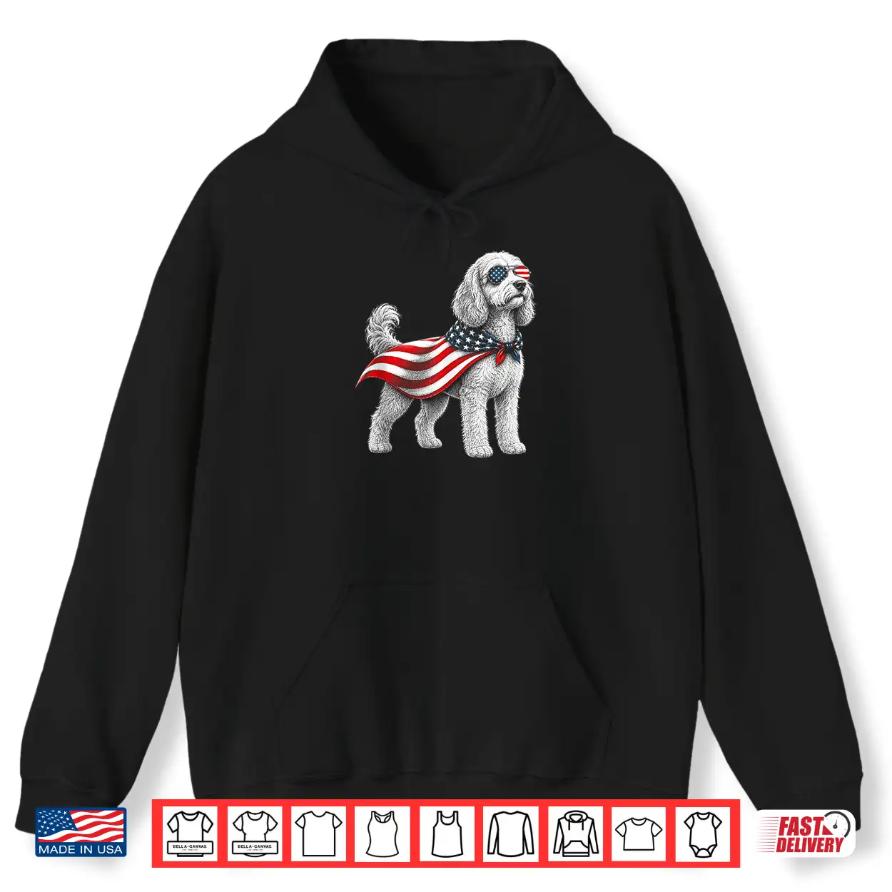 Cockapoo 4Th Of July Us American Flag Doodle Dog Patriotic Shirt Cockapoo 4Th Of July Us American Flag Doodle Dog Patriotic Shirt
