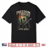 Freedom Rocks Statue Of Liberty Guitar 1776 2026 250 Years Shirt