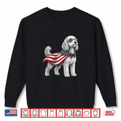 Cockapoo 4Th Of July Us American Flag Doodle Dog Patriotic Shirt 2 Sweatshirt Cockapoo 4th of July US American Flag Doodle Dog Patriotic Shirt