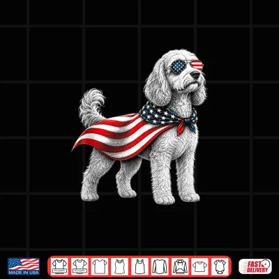 Cockapoo 4Th Of July Us American Flag Doodle Dog Patriotic Shirt 4 Design Cockapoo 4th of July US American Flag Doodle Dog Patriotic Shirt