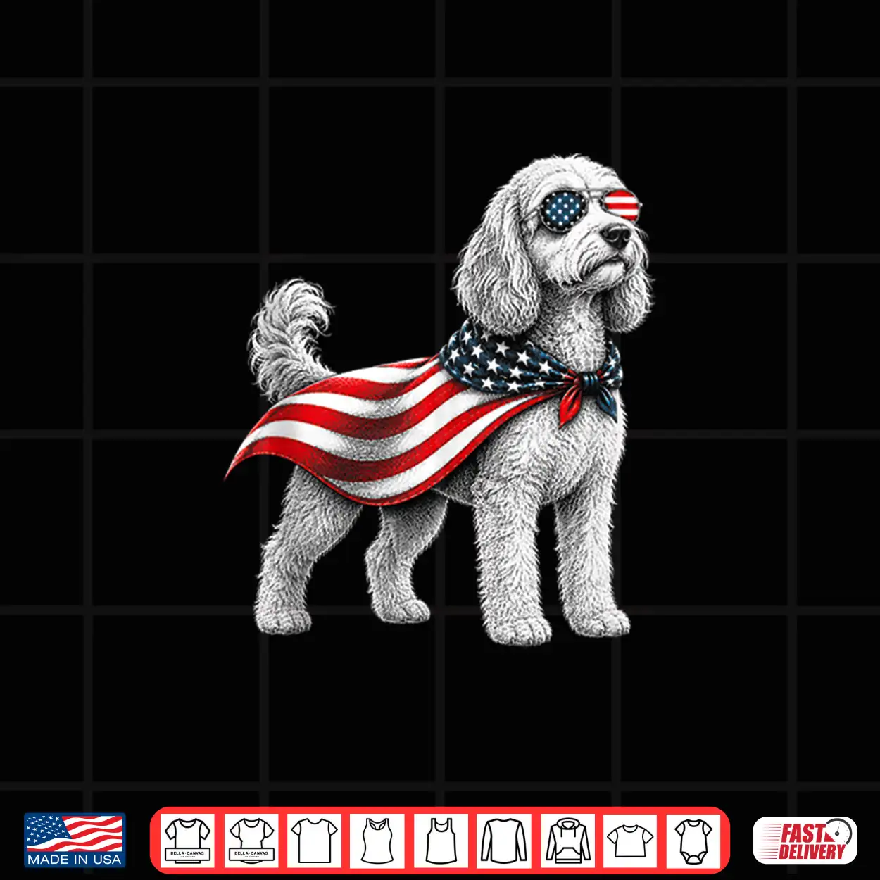 Cockapoo 4Th Of July Us American Flag Doodle Dog Patriotic Shirt Cockapoo 4Th Of July Us American Flag Doodle Dog Patriotic Shirt