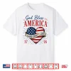 God Bless America Land That I Love Patriotic Heart Flag Shirt