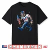 Patriotic Cat Usa Flag Fireworks 4Th Of July For Men Woman Shirt