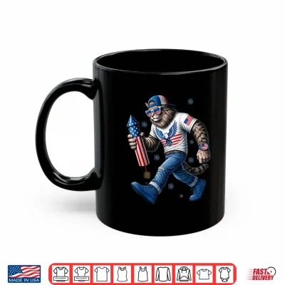 Patriotic Cat Usa Flag Fireworks 4Th Of July For Men Woman Shirt 3 Mug Patriotic Cat USA Flag Fireworks 4th of July for Men Woman Shirt