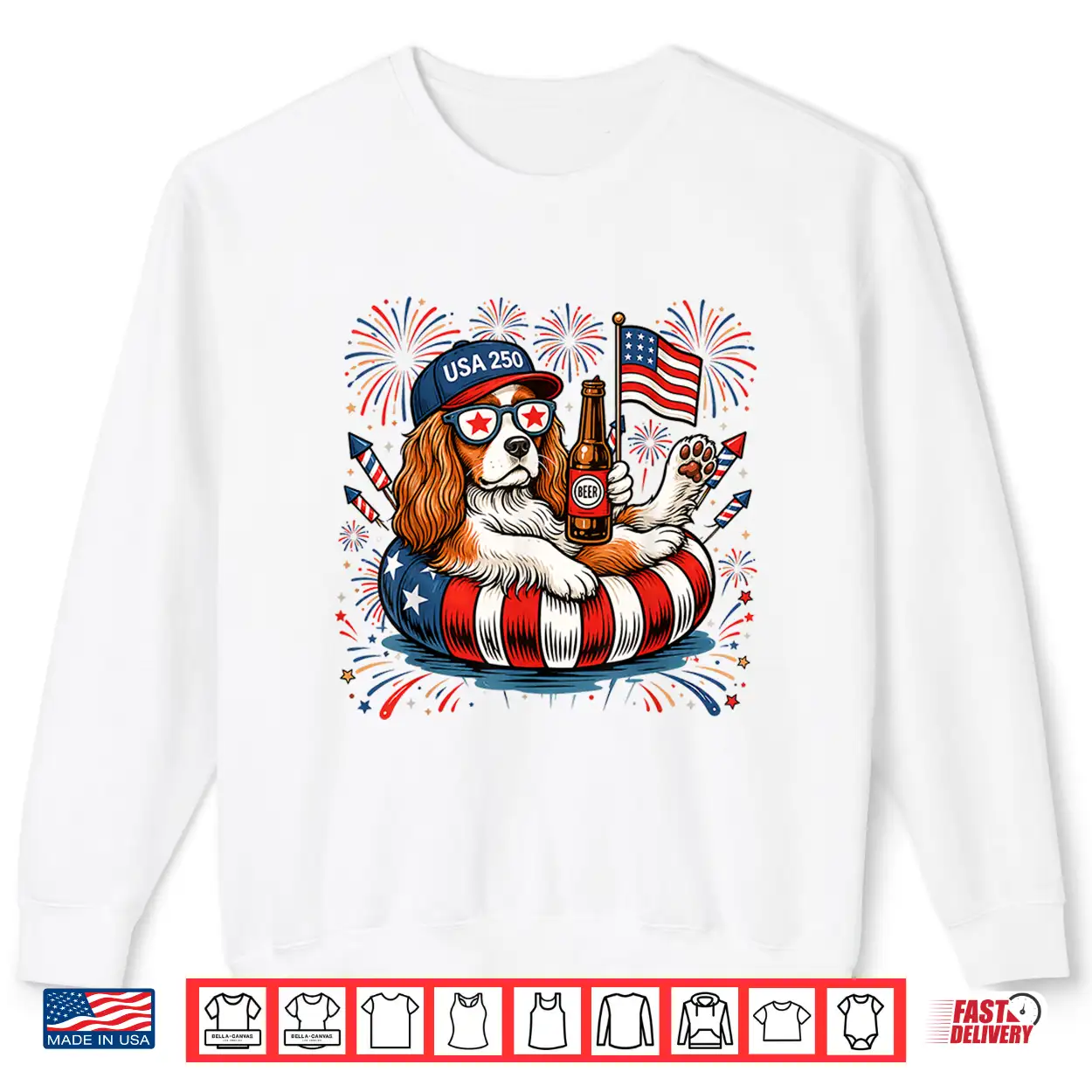Patriotic Cavalier King Charles 4Th Of July Usa 250 Years Shirt Patriotic Cavalier King Charles 4Th Of July Usa 250 Years Shirt