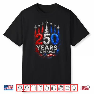 Usa America 250 Year Jets Shirt