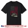 Trucker Vintage American Flag 4Th Of July Tee Gift Performance Shirt