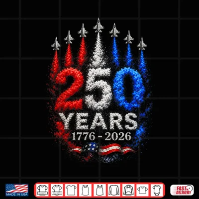 Usa America 250 Year Jets Shirt 4 Design USA America 250 Year Jets Shirt