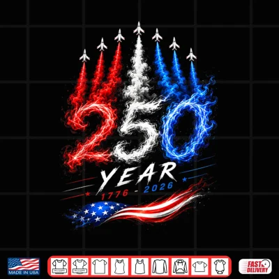 Design 250 Years American Anniversary USA Patriotic 4th July 250 Shirt