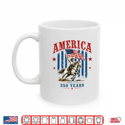 America 250Th Anniversary Western Patriotic 4Th Of July Shirt 3 Mug America 250th Anniversary Western Patriotic 4th of July Shirt