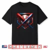 Baseball Ice Cream Drip Youth 4Th Of July Red White And Blue Performance Shirt