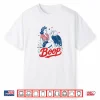 Boop Vintage Usa Girl And Eagle Funny Patriotic Retro Art Premium Tri Blend Shirt