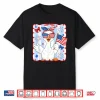 Funny Goose 4Th Of July American Flag Preppy Women Girl Shirt
