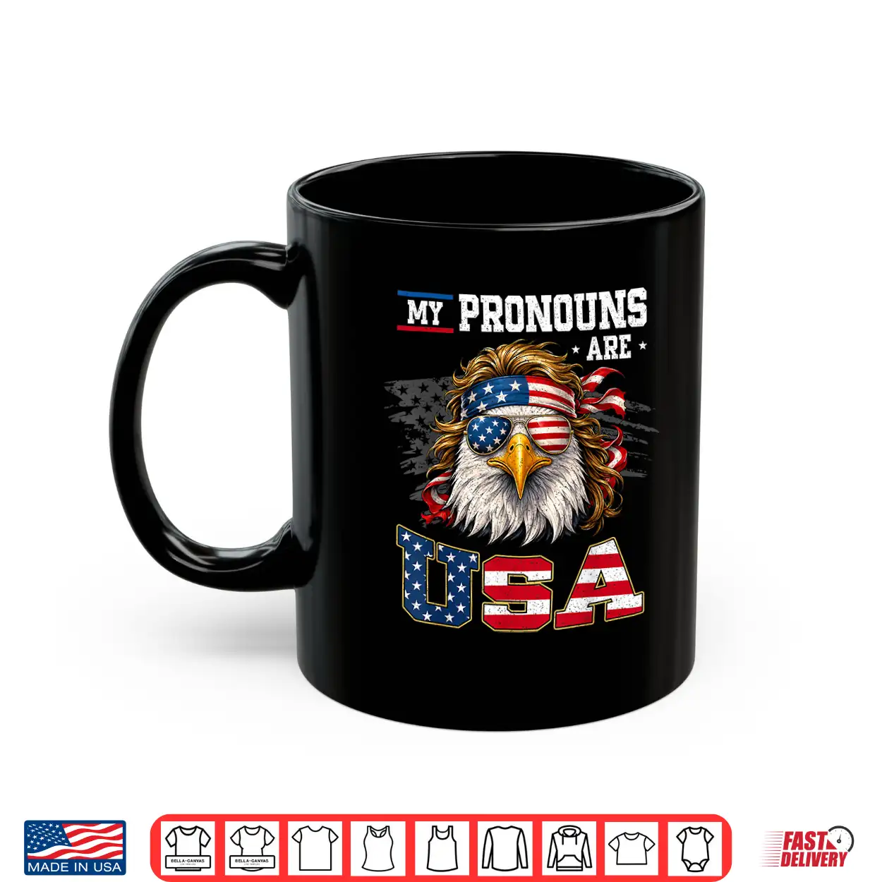 Funny My Pronouns Are Usa Eagle American Fourth Of July Men Shirt Funny My Pronouns Are Usa Eagle American Fourth Of July Men Shirt