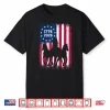 Horse American Flag 250 Years Anniversary Usa Fourth Of July Shirt