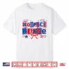 Hospice Nurse Coquette Retro 4Th Of July Us Flag Fireworks Shirt