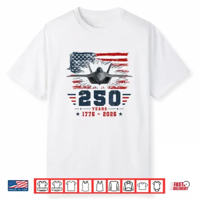 4Th Of July F14 Fighter Jet Usa 250Th Anniversary Men Women Shirt