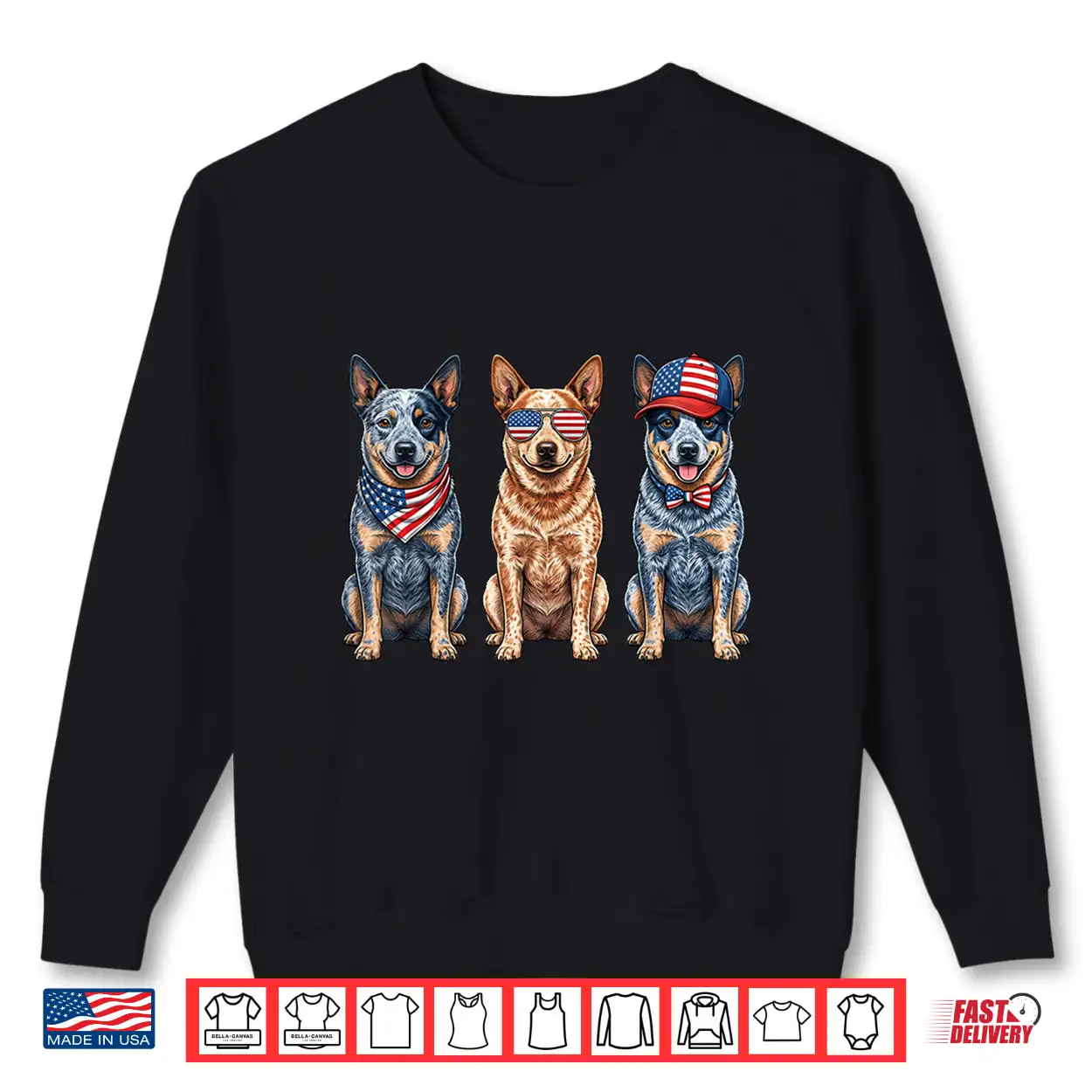 Blue Heeler 4Th Of July Us American Flag Dog Patriotic Shirt Blue Heeler 4Th Of July Us American Flag Dog Patriotic Shirt