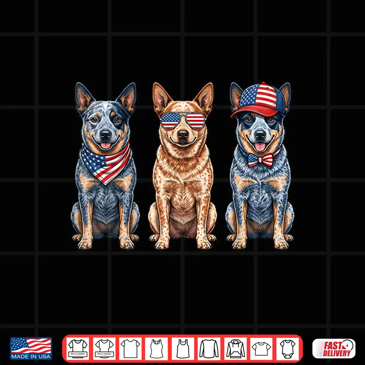 Blue Heeler 4Th Of July Us American Flag Dog Patriotic Shirt Blue Heeler 4Th Of July Us American Flag Dog Patriotic Shirt