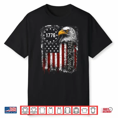 Eagle American Flag Patriotic 4Th Of July Shirt