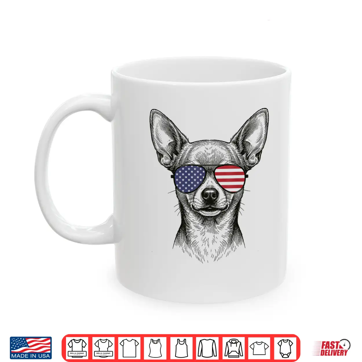 Chihuahua Us Flag Sunglasses Shirt Chihuahua Us Flag Sunglasses Shirt