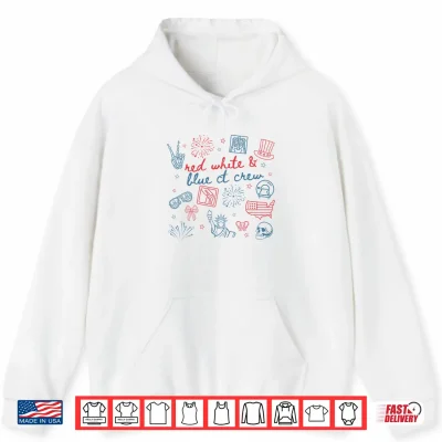 Hoodie Red White Blue CT Crew 4th of July Cat Scan Tech Radiology Shirt