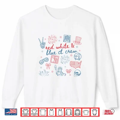 Sweatshirt Red White Blue CT Crew 4th of July Cat Scan Tech Radiology Shirt