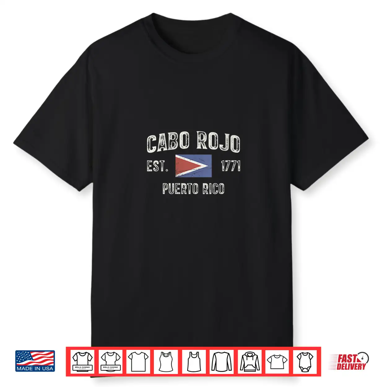 Cabo Rojo City In Puerto Rico Est 1771 Puerto Rico Flag Shirt Cabo Rojo City In Puerto Rico Est 1771 Puerto Rico Flag Shirt
