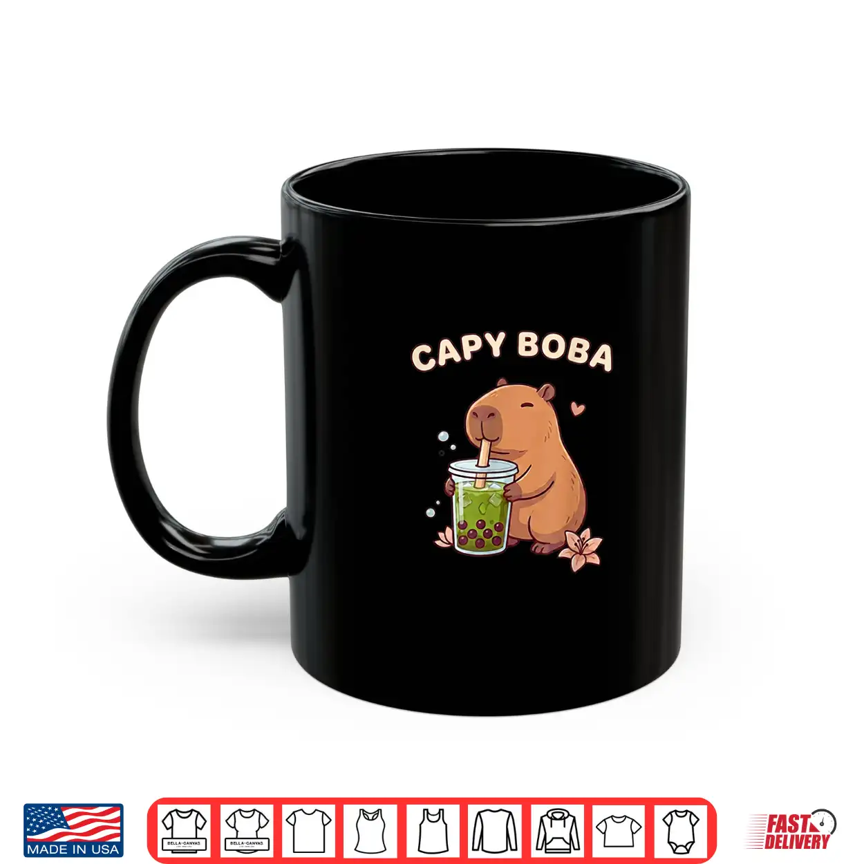 Capy Boba Cute Capybara Matcha Boba Shirt Shirt Capy Boba Cute Capybara Matcha Boba Shirt Shirt