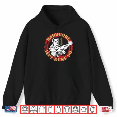 Hardcore Jeet Kune Do Round Core Logo Shirt 1 Hoodie Hardcore Jeet Kune Do Round Core Logo Shirt