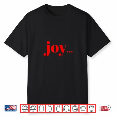 Joy… Rebellion Statement Graphic Shirt