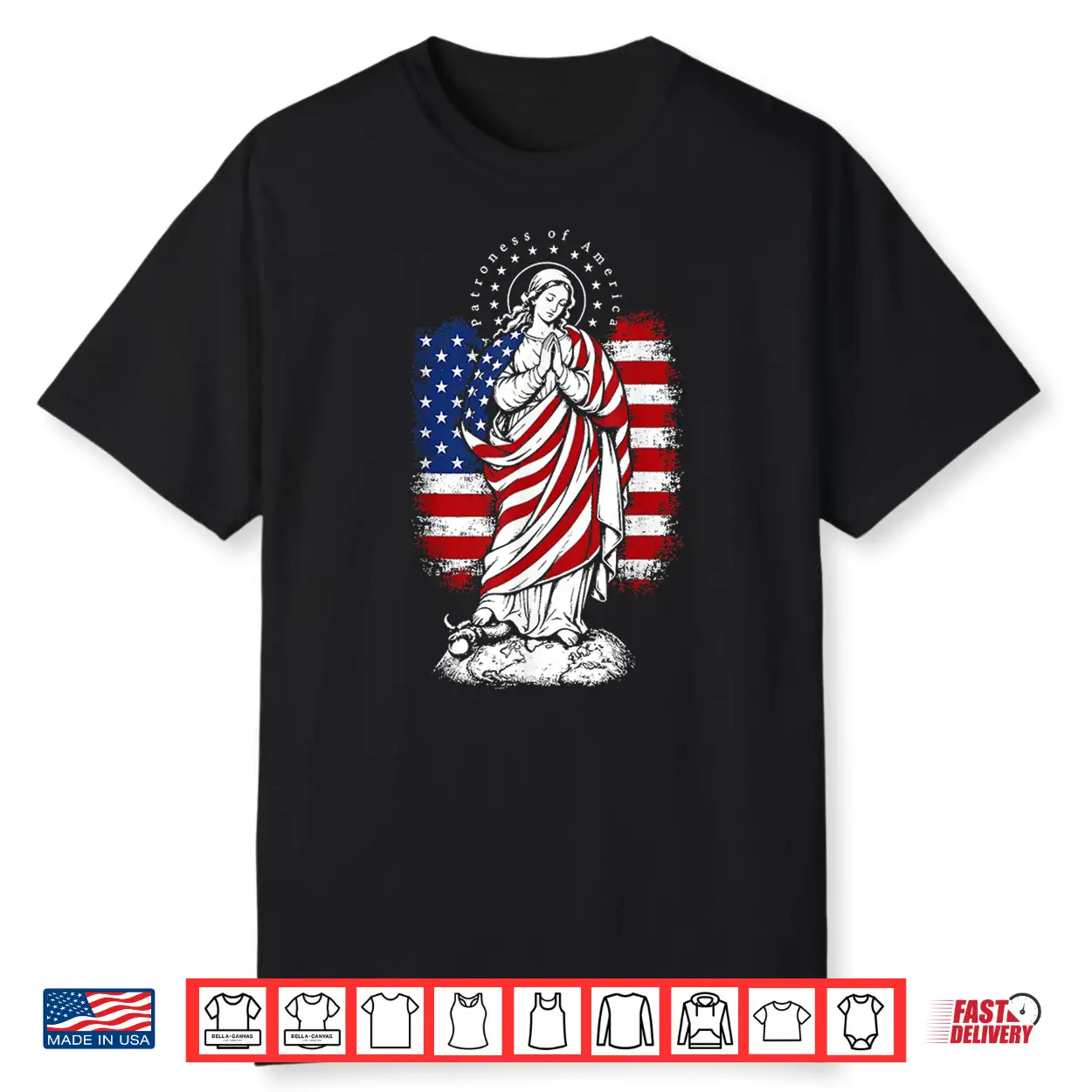 Patroness Of The Usa Blessed Virgin Mary Catholic Art Shirt Patroness Of The Usa Blessed Virgin Mary Catholic Art Shirt