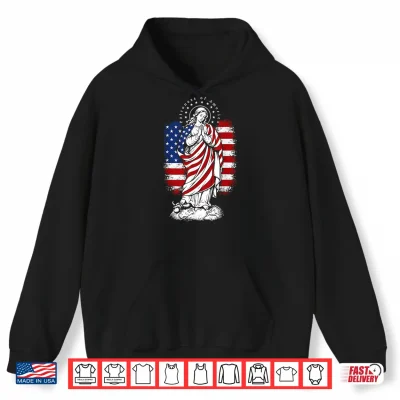 Patroness Of The Usa Blessed Virgin Mary Catholic Art Shirt 1 Hoodie Patroness of The USA Blessed Virgin Mary Catholic Art Shirt