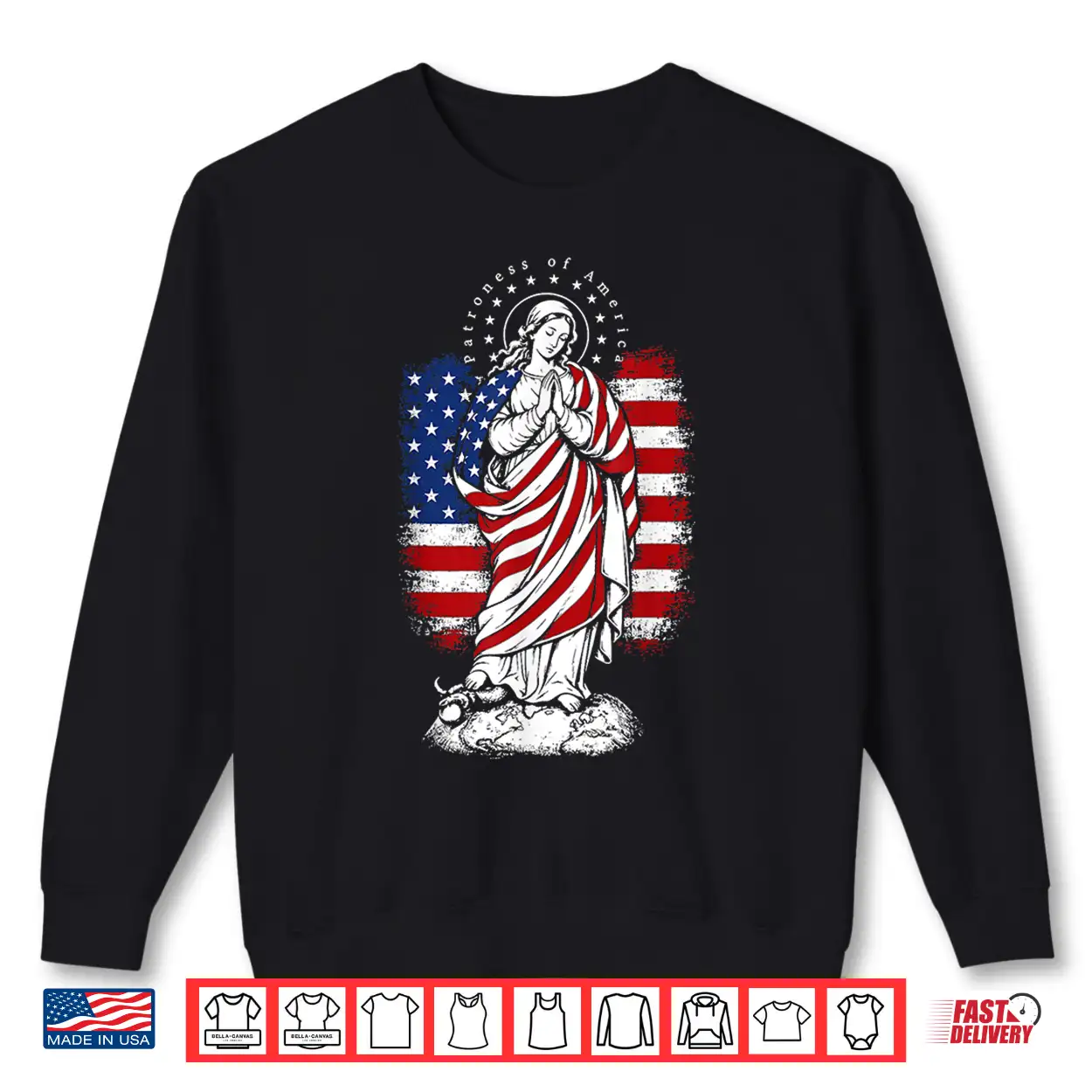 Patroness Of The Usa Blessed Virgin Mary Catholic Art Shirt Patroness Of The Usa Blessed Virgin Mary Catholic Art Shirt