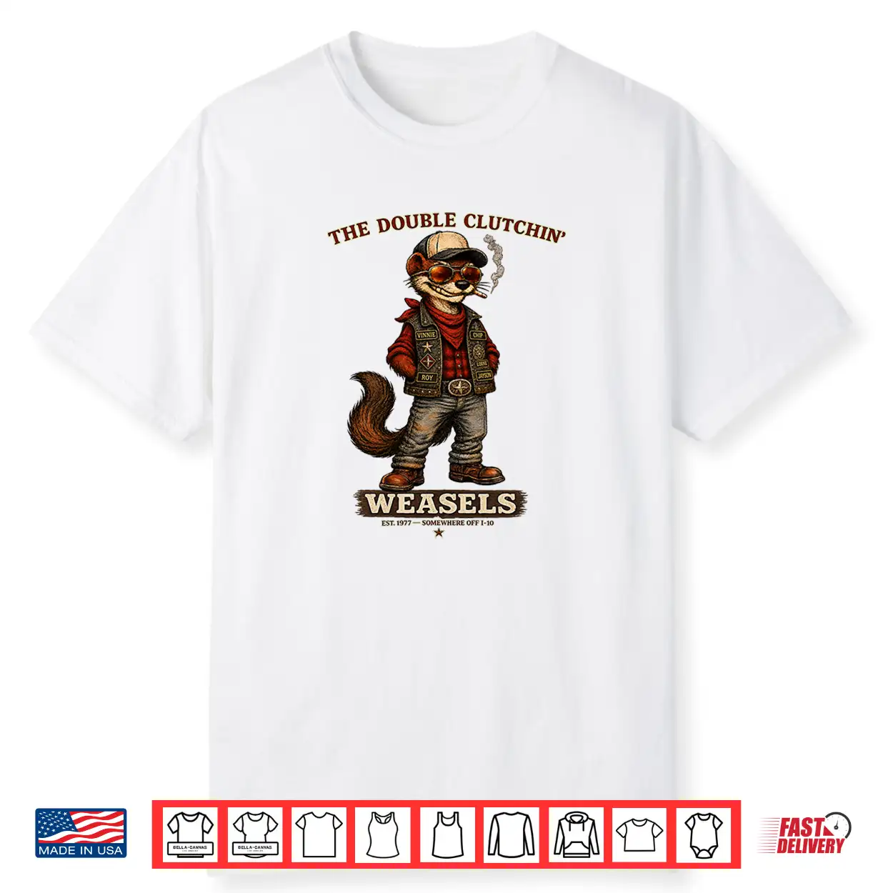 Worldwide Weasel Tour Premium Tri Blend Shirt Worldwide Weasel Tour Premium Tri Blend Shirt