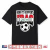 Born To Support Iraq Soccer Football Fan Graphic Shirt